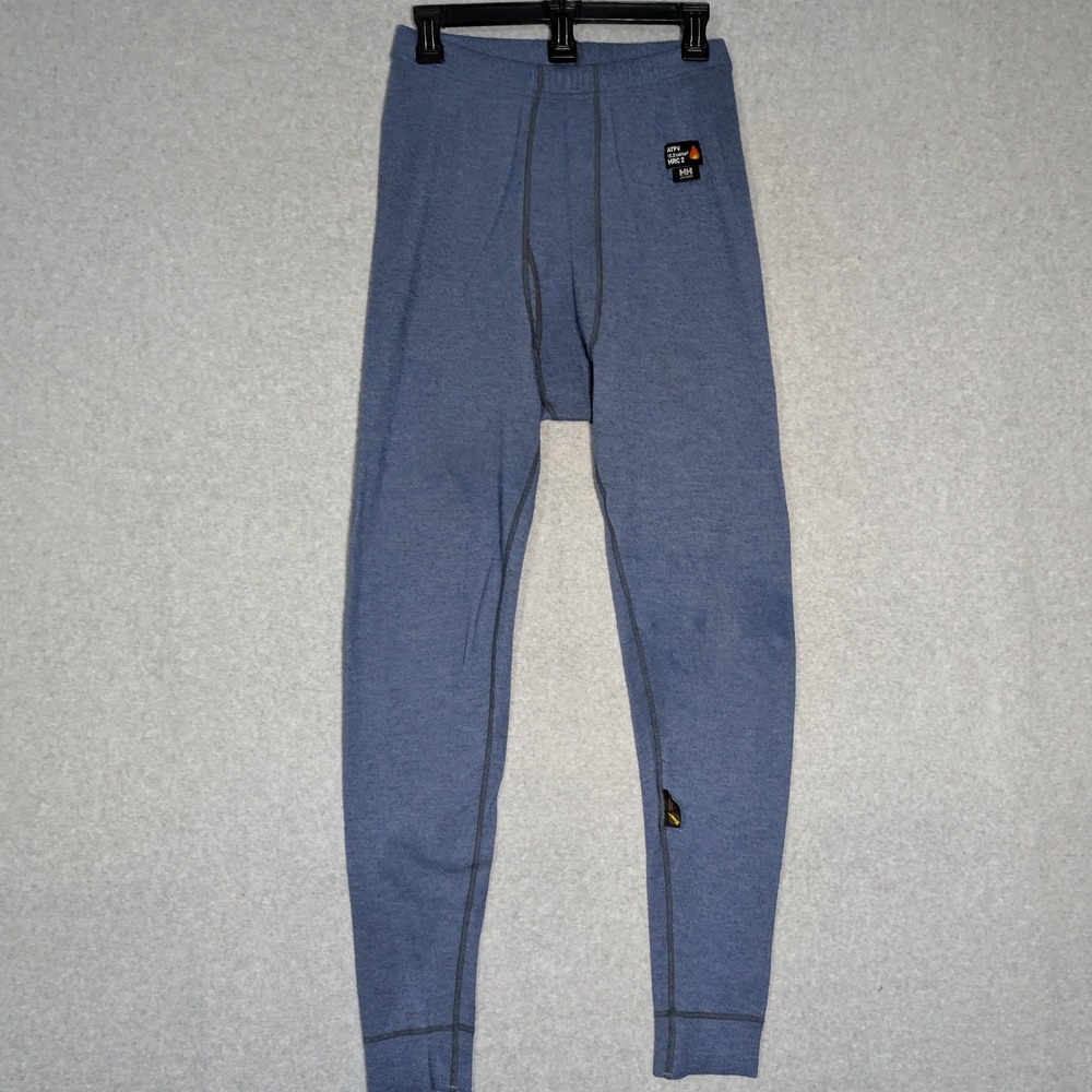 Helly Hansen FR Fargo Base Layer Pants HRC2 Aramid Mens XL Blue Industrial *FLAW